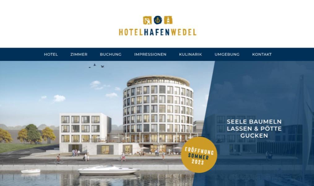Hotelhafenwedel Esterno foto